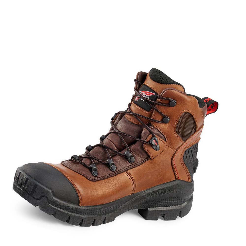 Red Wing Crv™ 6-inch Safety Toe Men's Waterproof Boots Brown | ZA 49HAP